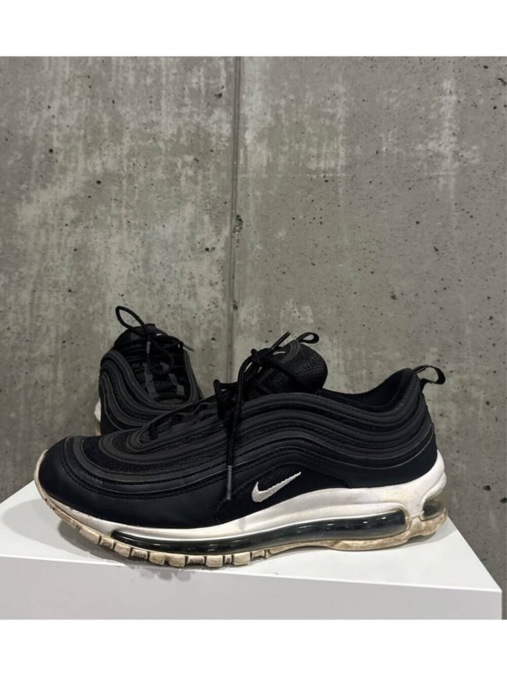 Nike Air Max 97 Black Sneakers Men’s US 10 Good Used Condition